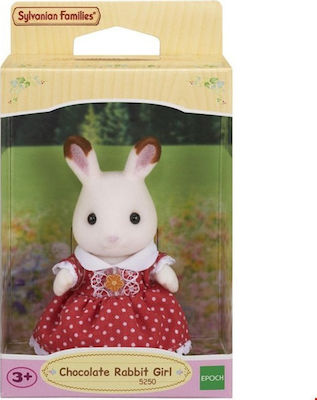 Epoch Toys Miniature Toy Chocolate Rabbit Girl Sylvanian Families for 3+ Years 7.5cm.