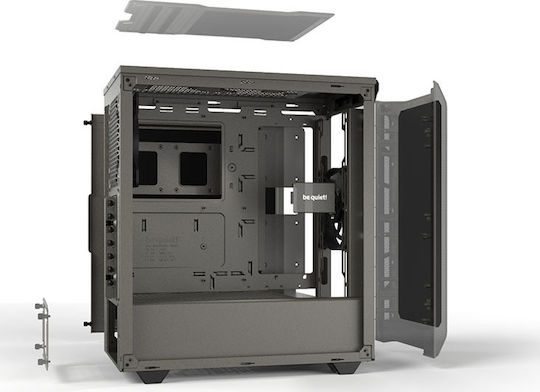 Be Quiet Pure Base 500 Gaming Midi Tower Computer Case with Gray Side Window
