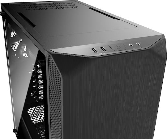 Be Quiet Pure Base 500 Gaming Midi Tower Κουτί Υπολογιστή με Πλαϊνό Παράθυρο Μαύρο