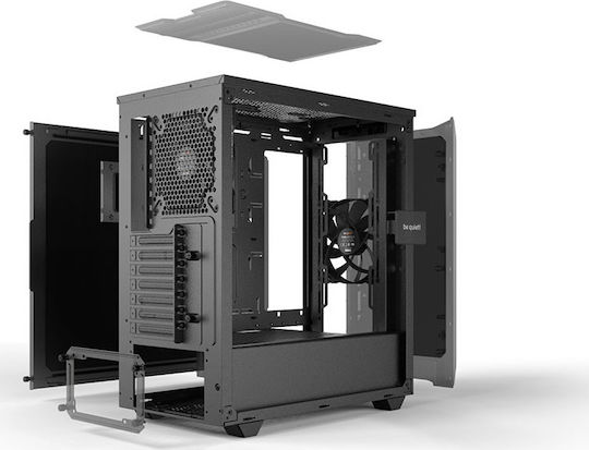 Be Quiet Pure Base 500 Gaming Midi Tower Κουτί Υπολογιστή με Πλαϊνό Παράθυρο Μαύρο