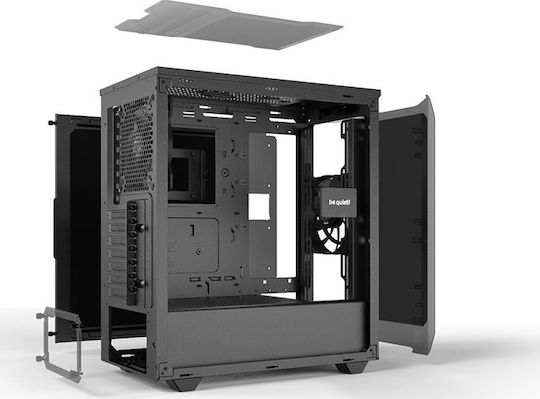 Be Quiet Pure Base 500 Gaming Midi Tower Κουτί Υπολογιστή με Πλαϊνό Παράθυρο Μαύρο