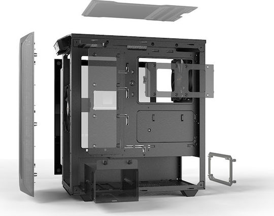 Be Quiet Pure Base 500 Gaming Midi Tower Κουτί Υπολογιστή με Πλαϊνό Παράθυρο Μαύρο