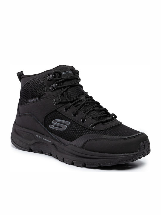 Skechers Escape Plan 2.0 Ανδρικά Ορειβατικά Μποτάκια Μαύρα