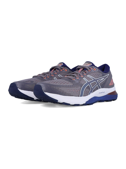 Gel-Nimbus 21 Damen Sportschuhe Laufen Lavender Grey / Dive Blue