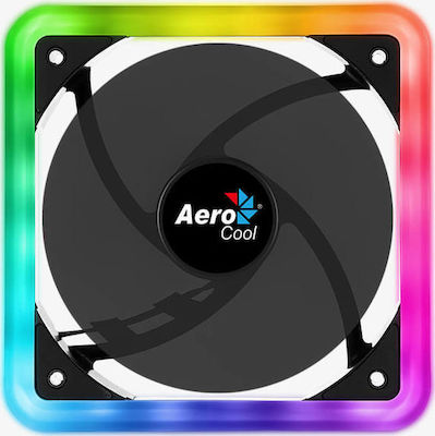 Aerocool Edge 14 ARGB Gehäuselüfter 140mm mit Verbindung 6-polig 1Stück Schwarz