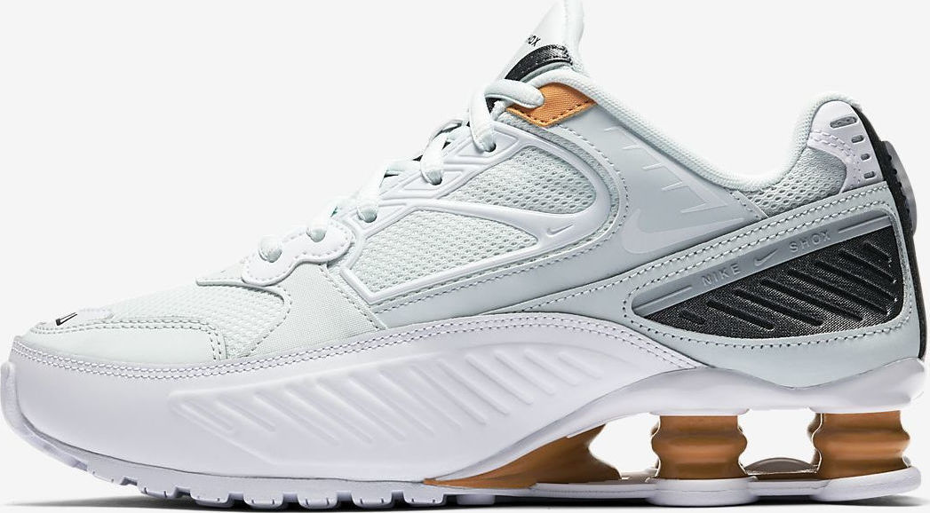 nike beige shox enigma 9000 sneakers