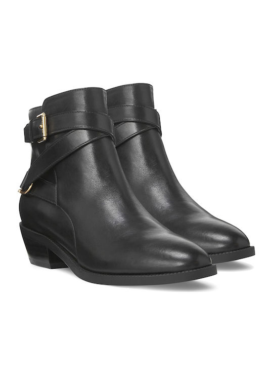 Ralph Lauren Leather Women's Ankle Boots Black