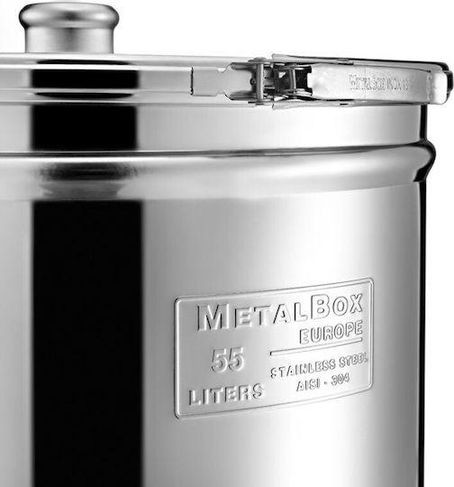 Metal Box Recipient din Oțel Inoxidabil Open Top / Flat Bottom 250lt 58A-250