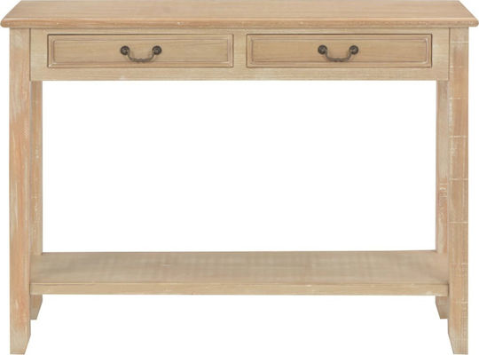 Wooden Console Table Coffee L110xW35xH80cm