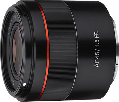 Samyang Full Frame Φωτογραφικός Φακός AF 45mm f/1.8 FE Wide Angle για Sony E Mount Μαύρος