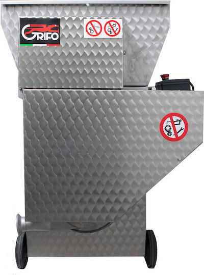 Grifo DVEP50I 3HP Ηλεκτρικός Σπαστήρας Σταφυλιών με Διαχωριστήρα και Αντλία για Παραγωγή έως 5000 kg/h