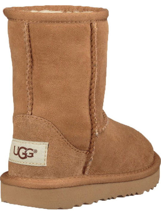 Classic II Suede Kids Boots Brown
