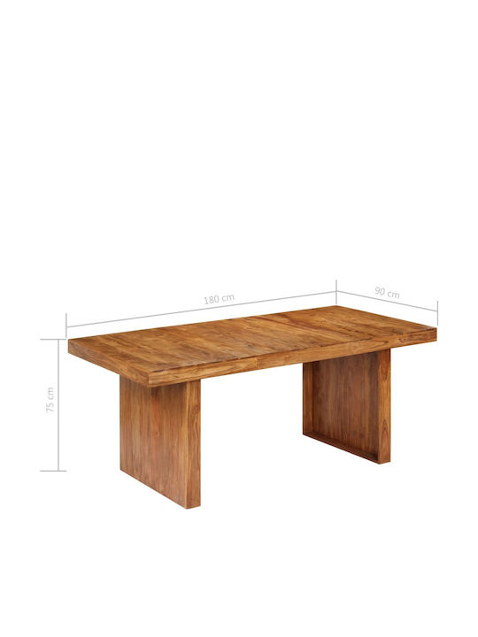 Table Dining Room from Solid Wood Cherry 180x90x75cm