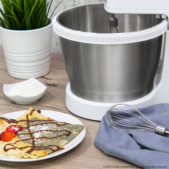 Cecotec PowerTwist 500 Steel Mixer with Inox Container 3.5lt 500W White