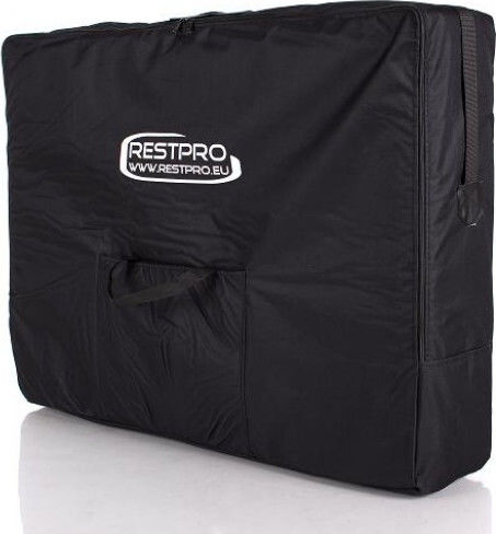 Rest Pro Alu 3 Pat Masaj și Fizioterapie Portabil Negru din Aluminiu 192x70cm
