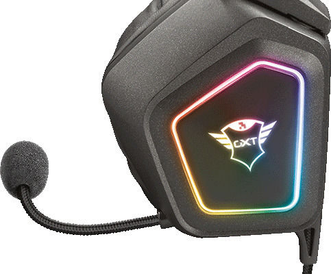 Trust GXT 450 Blizz RGB Over Ear Gaming Headset with Connection