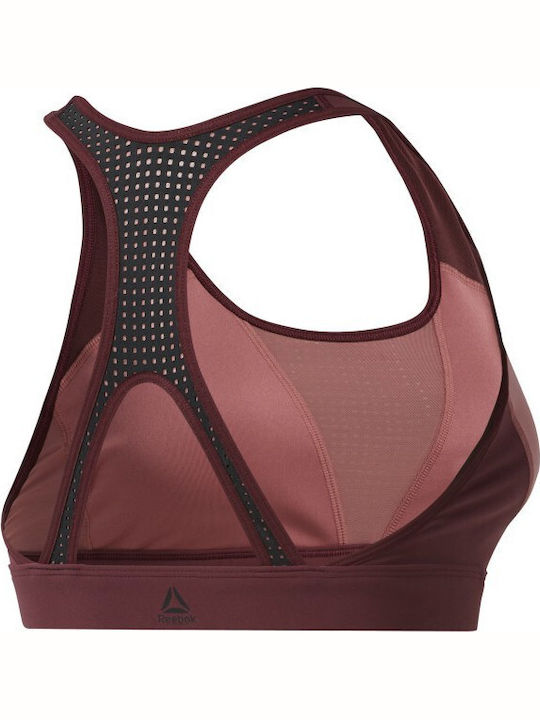 Hero Racer Padded Women's Sports Bra with Light Padding Pink