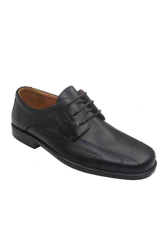 Boxer Men's Anatomic Leather Casual Shoes Black