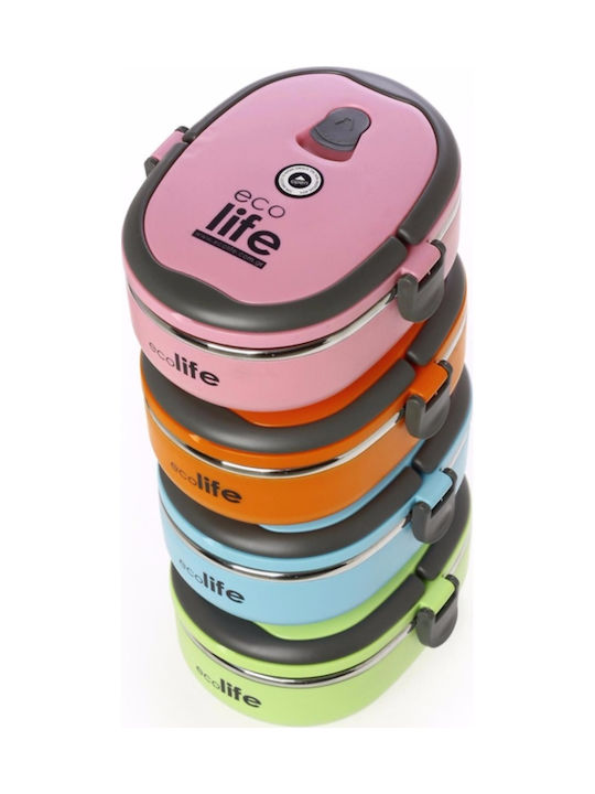 Ecolife Inox Thermo Lunch Box Double Wall Green 800ml
