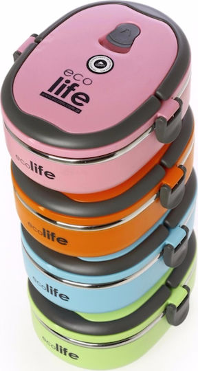 Ecolife Double Wall Lunchbox Isolierte Lunchbox Inox Green 800ml 1Stück