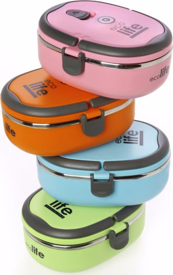 Ecolife Double Wall Lunchbox Isolierte Lunchbox Inox Green 800ml 1Stück
