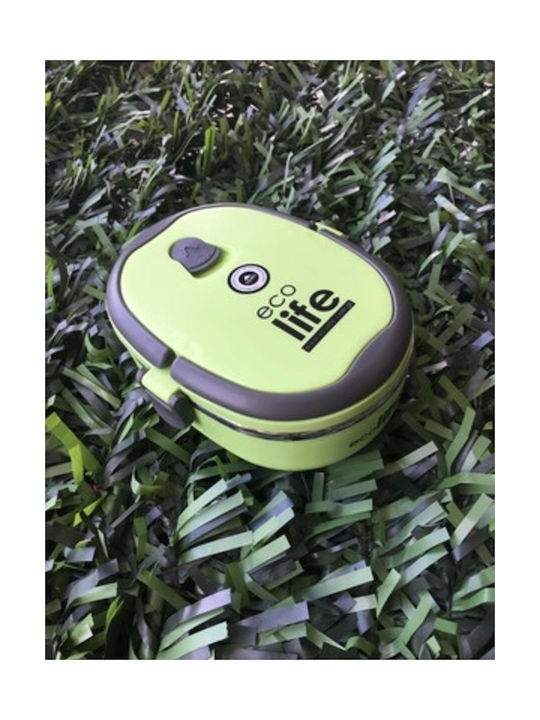Ecolife Inox Thermo Lunch Box Double Wall Green 800ml