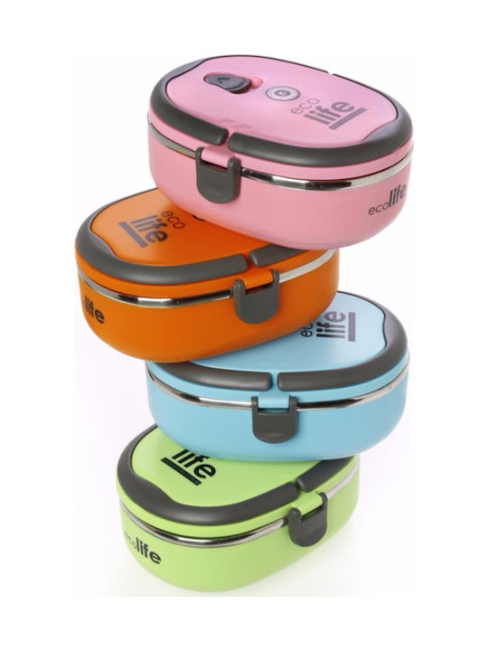 Ecolife Inox Thermo Lunch Box Double Wall Blue 800ml
