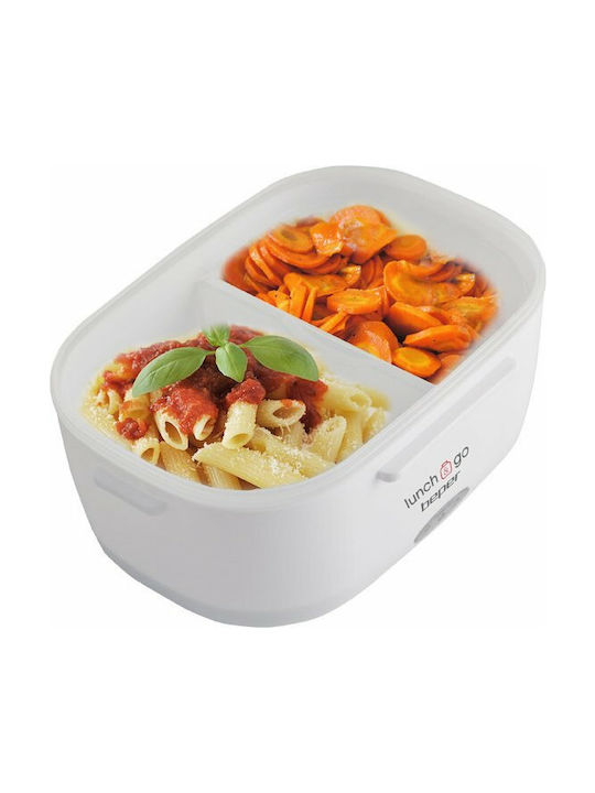Beper Plastic Electric Lunch Box Yellow 1100ml