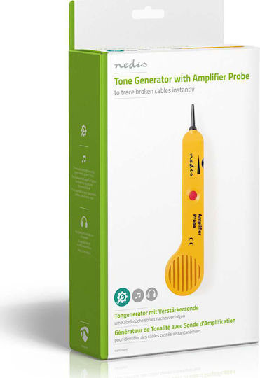 Nedis NWTG100YE Tester Καλωδίων Δικτύου RJ45