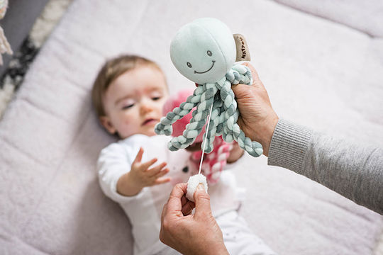 Nattou Sleep Toy Octopus made of Fabric with Music for 0++ Months