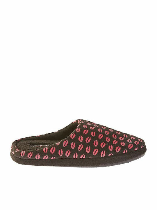 Mitsuko WS04860W Women's Slipper In Black Colour