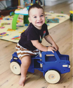 Moover Toddler Ride-On Truck Αυτοκινητάκι Ride On Μπλε