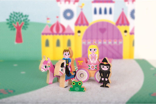 Janod Miniature Novelty Toys Princesses for 3+ Years