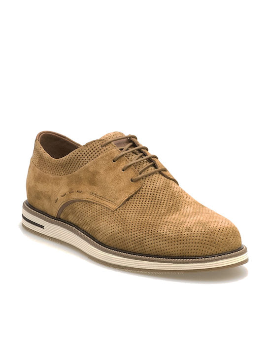 Kricket Men's Leather Casual Shoes Tobacco