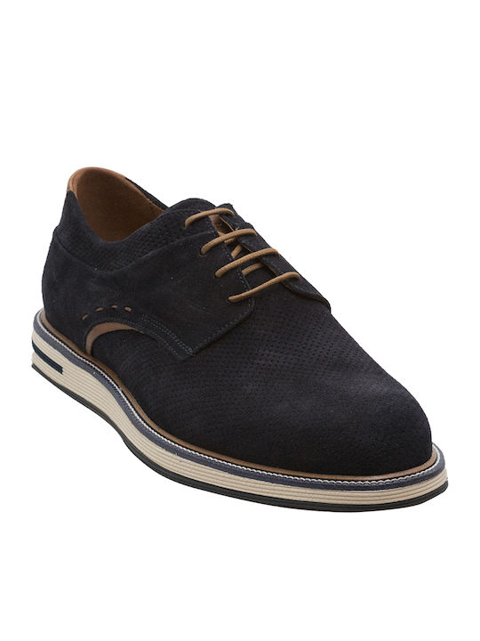 Kricket Men's Suede Casual Shoes Blue