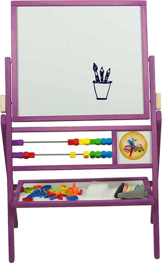 3ToysM 3ToysM Magnetische Tafel Schwarzes Brett Beidseitig Boden 56x36x98cm