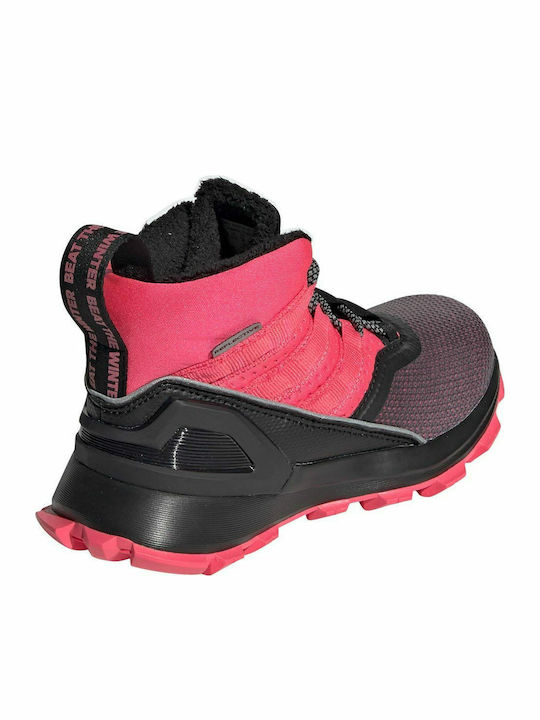 adidas Παιδικά Μποτάκια Πεζοπορίας RapidaRun Core Black / Real Magenta / Real Pink