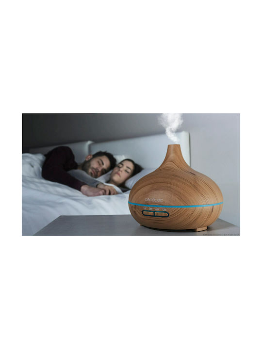 Cecotec Led Ultrasonic Aromatherapy Diffuser Pure Aroma 300 Yang with Timer Brown 300ml
