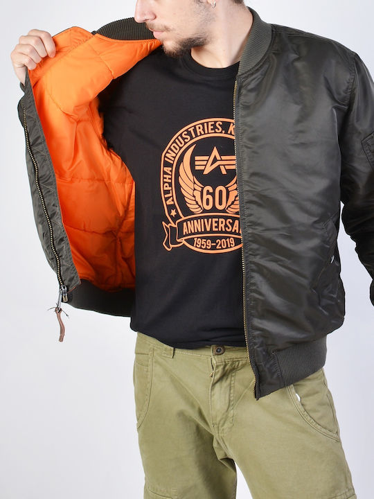 MA-1 VF 59 Мъжко Зимно яке Bomber Black / Olive