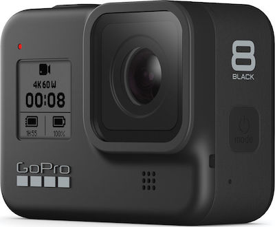 GoPro Hero8 Action Camera 4K Ultra HD με WiFi Μαύρη με Οθόνη 2"