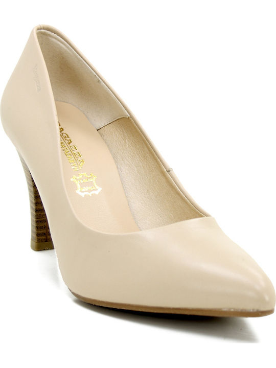 Anatomic Pointed Toe Beige Medium Heels