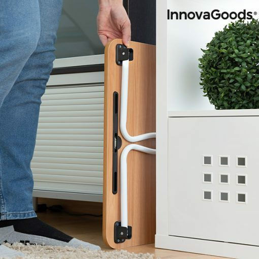 InnovaGoods Lemnos Dreptunghiular Tavă de Pat în Culoare Maro 60x27cm V0101188 1buc