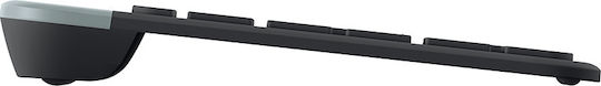 Logitech MK470 Ασύρματο Σετ Πληκτρολόγιο & Ποντίκι Αγγλικό US Γκρι