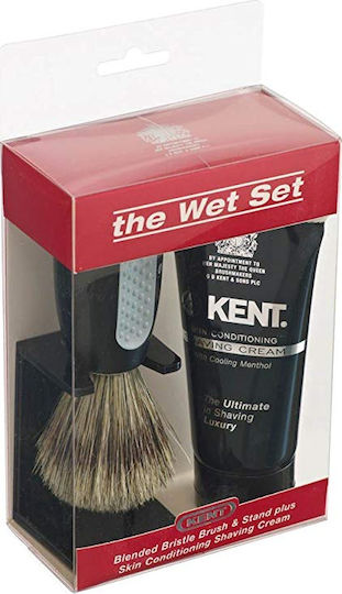 Kent The Wet Σετ Ξυρίσματος Μαύρο