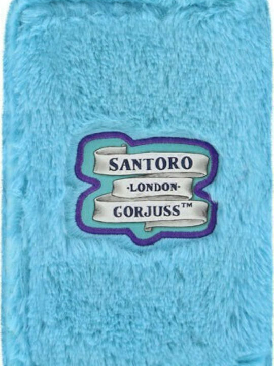Santoro Bubble Fairy Furry Kids Wallet with Coins with Zipper Light Blue