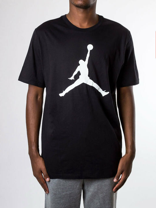 Jordan Jumpman Ανδρικό Αθλητικό T-shirt Κοντομάνικο Μαύρο