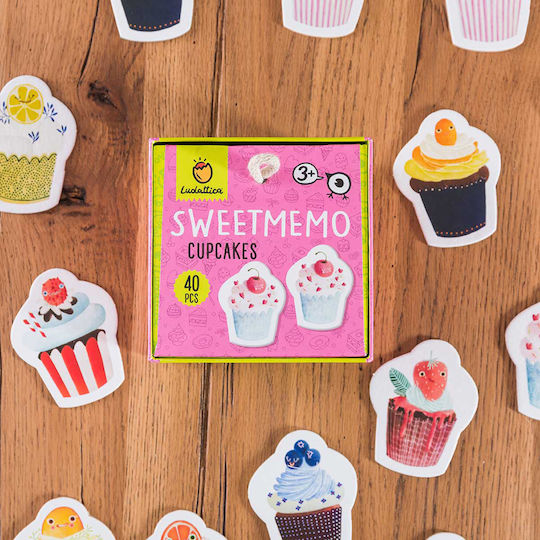 Board Game Μέμο 'Cupcakes' 3+ Years Old (EN) Ludattica
