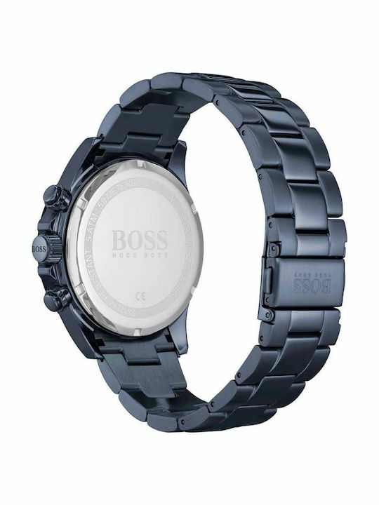 Boss Hero Ρολόι Μπαταρίας με Μεταλλικό Μπρασελέ
