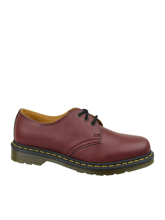 1461 Smooth Men's Leather Casual Shoes Cherry Red