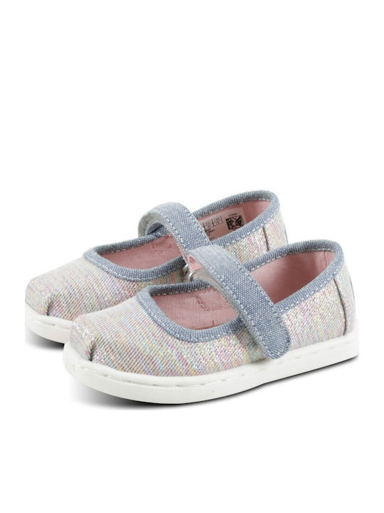 Kids Ballerinas Mary Jane with Hoop & Loop Closure Multicolour